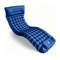 Matelas gonflable de camping Belmont-Air bleu navy avec oreiller intégré, 10 cm d'épaisseur